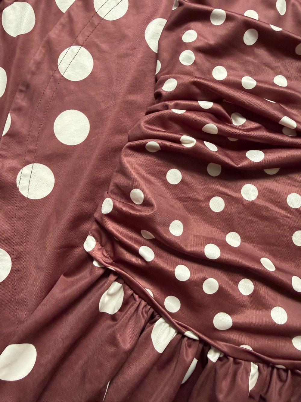 Free People ‘Raylon’ Midi Dress in Chocolate Combo - Picture 8 of 9